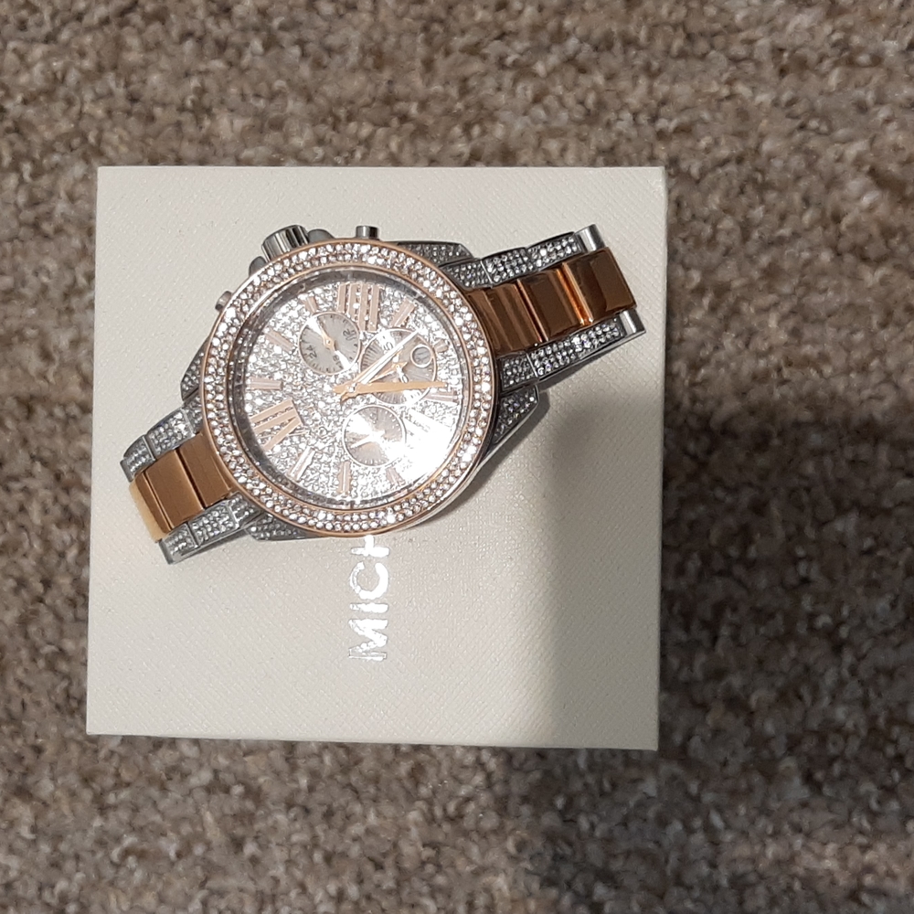 Michael kors two tone watch